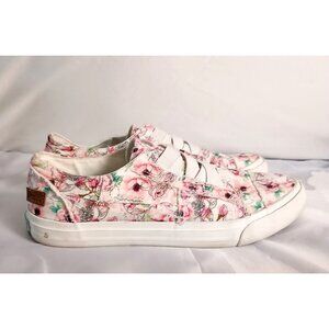 Blowfish Marley Floral Print Sneakers Women’s 10 Slip On Casual Shoes